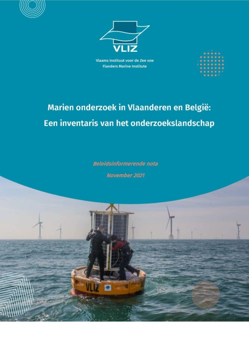 Marien onderzoek in Vlaanderen en België: Een inventaris van het onderzoekslandschap