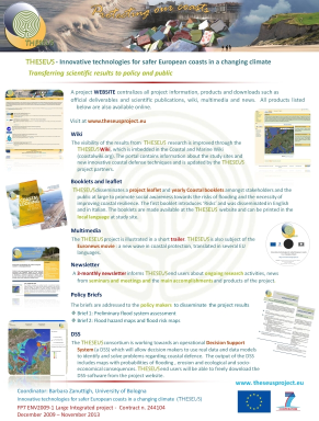 theseus outreach activities poster