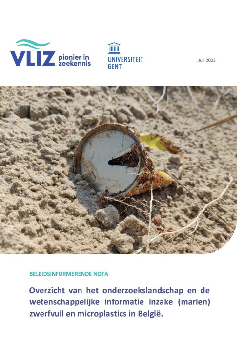 Beleidsinformerende Nota: Overzicht van het onderzoekslandschap en de wetenschappelijke informatie inzake (marien) zwerfvuil en microplastics in België
