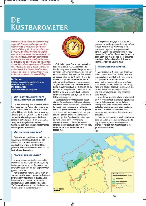 De kustbarometer: Beschermde gebieden aan onze kust