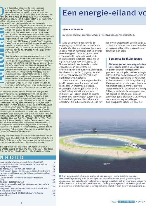 Een energie-eiland voor onze kust: fictie of realiteit?