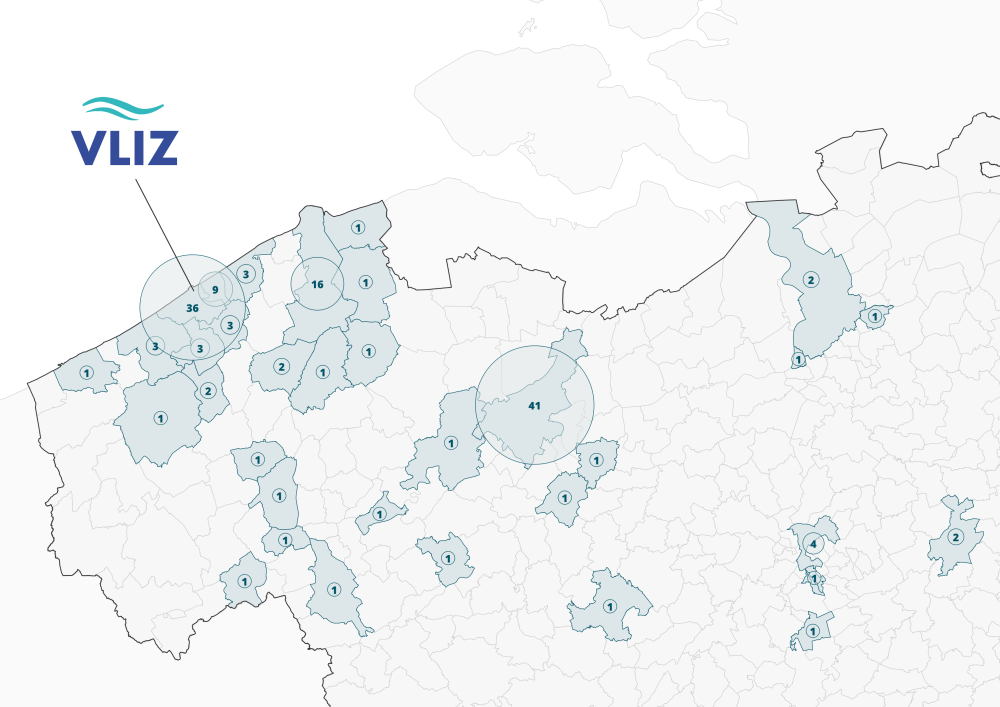 Woonplaats per provincie