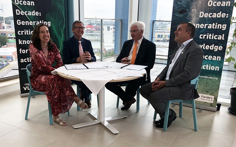 Ondertekening MoU INVEMAR-VLIZ