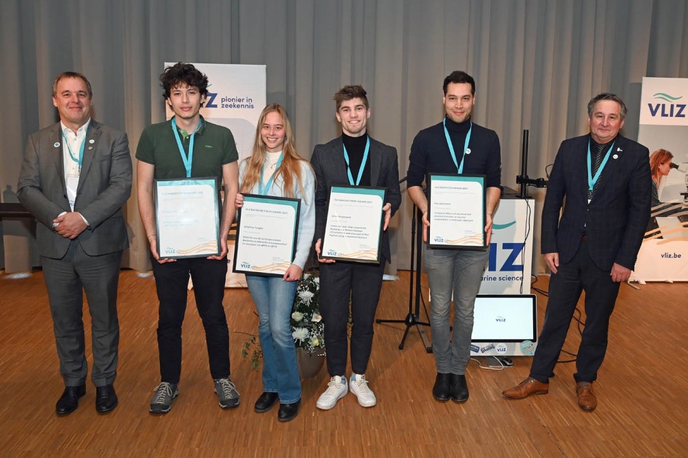Laureaten VLIZ wetenschapsprijzen 2022
