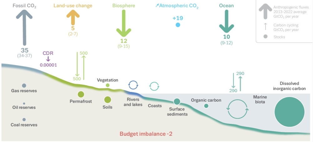 infografic Global Carbon Budget