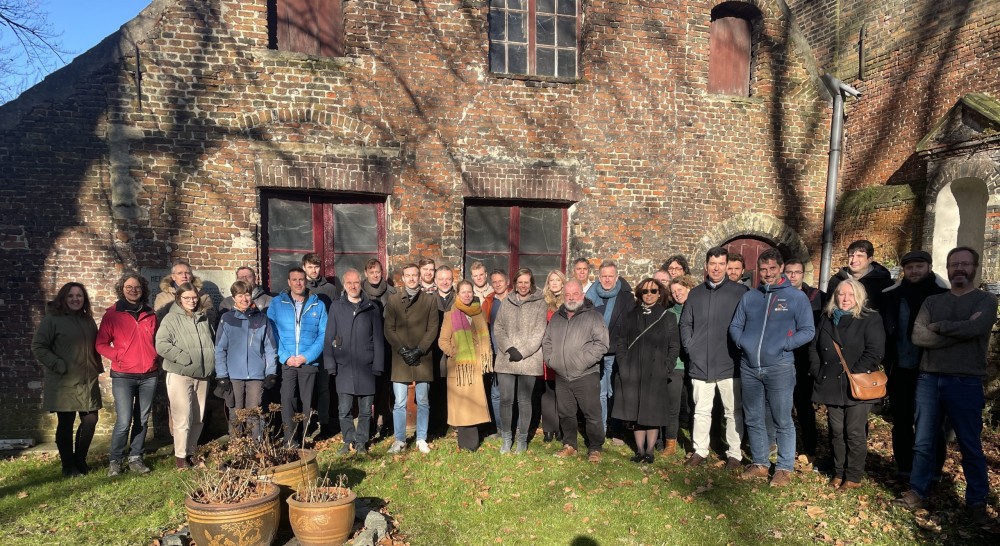 Groepsfoto van het DuneFront consortium