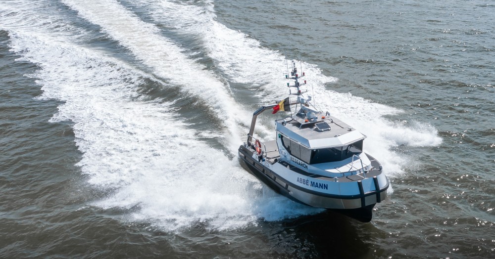 De werkboot Abbé Mann © STORMER