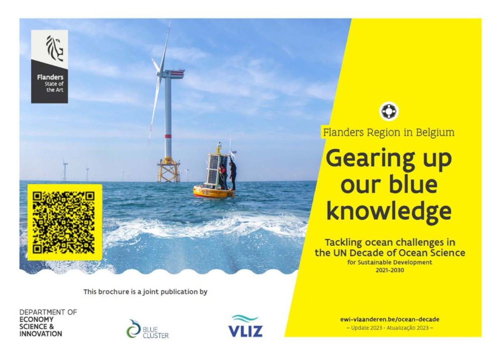 De brochure 'Gearing up our blue knowledge' 