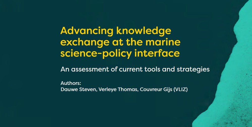 cover of report on knowledge exchange at the science-policy interface