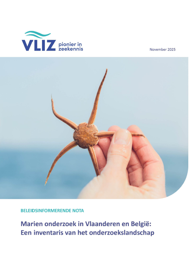 Marien onderzoek in Vlaanderen en België: Een inventaris van het onderzoekslandschap