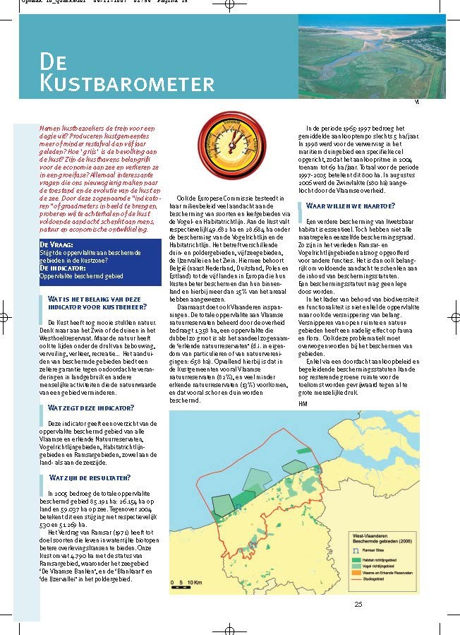 De kustbarometer: Beschermde gebieden aan onze kust