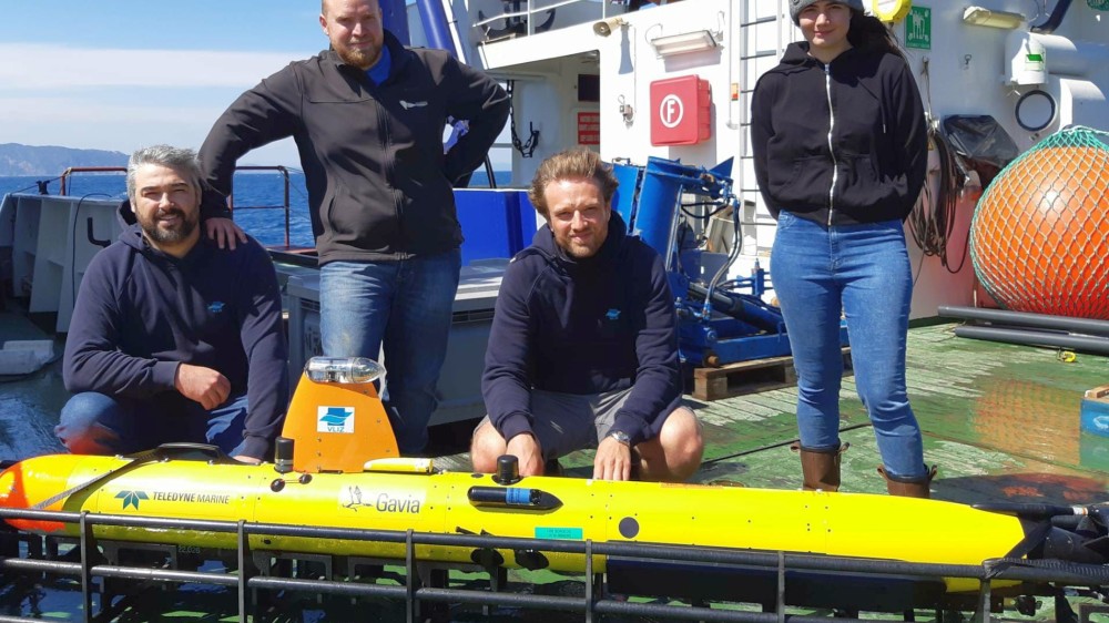 AUV Barabas by VLIZ MRC on RV Belgica (DynaMOD)