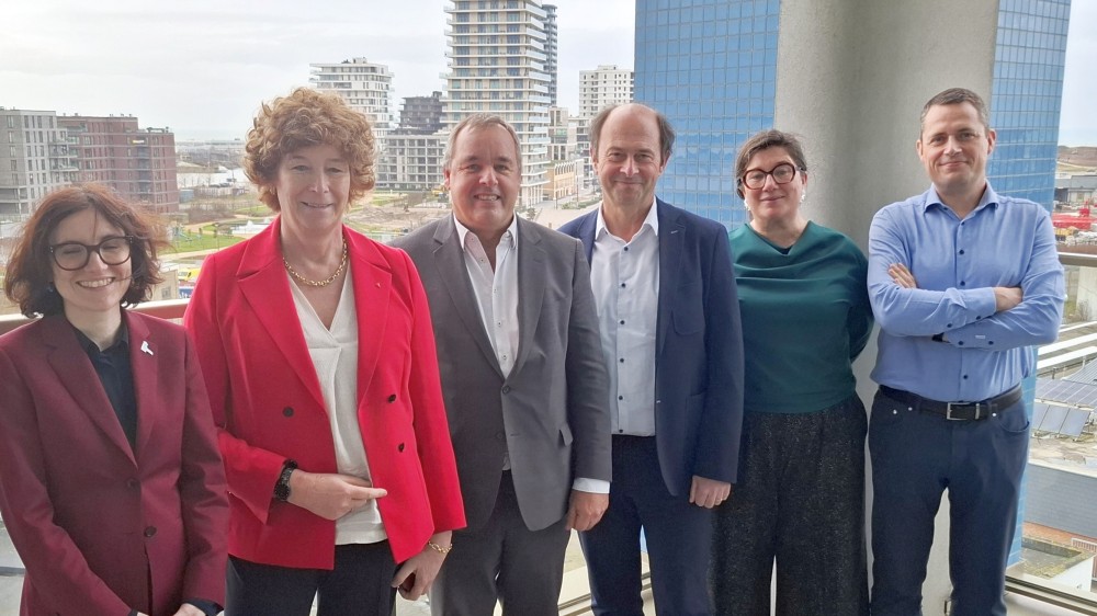 UGent rector De Sutter bezoekt VLIZ