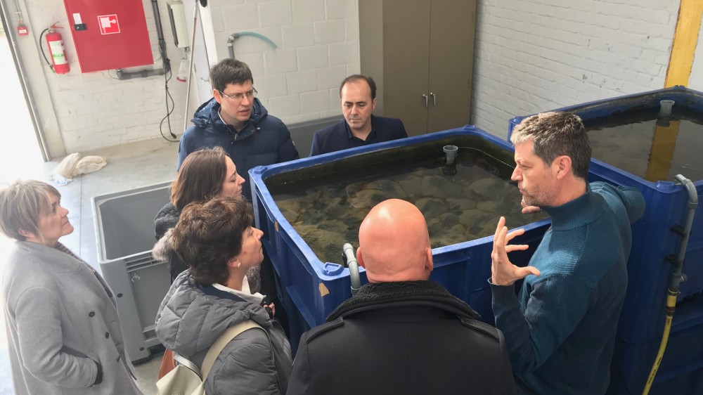 Basque delegation for environment visits InnovOcean site