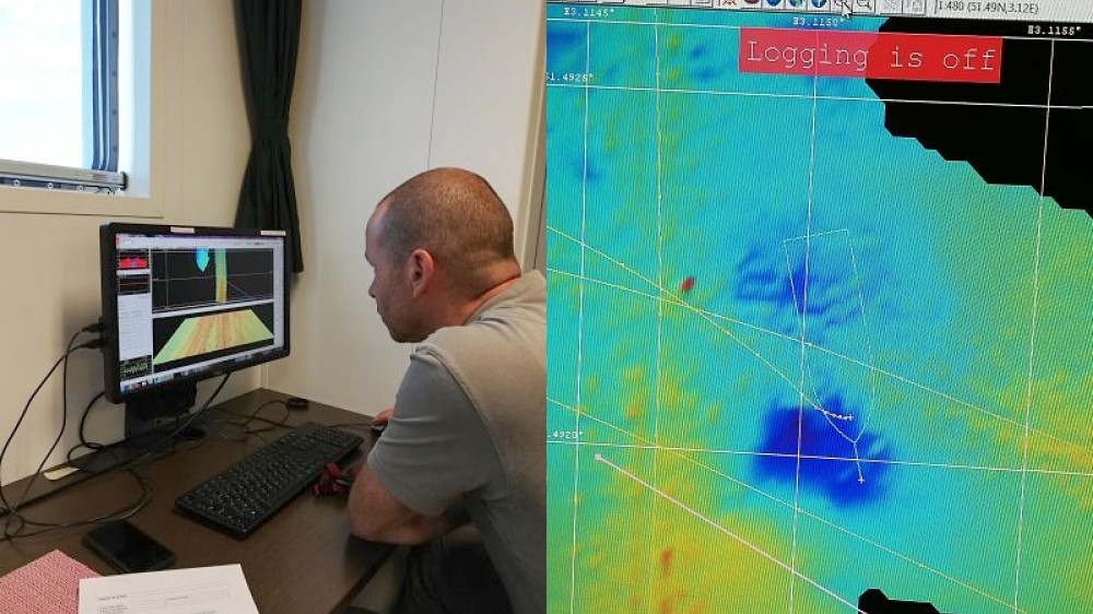 Survey on the Dutch ship wreck ‘t Vliegent Hart in Belgian waters 