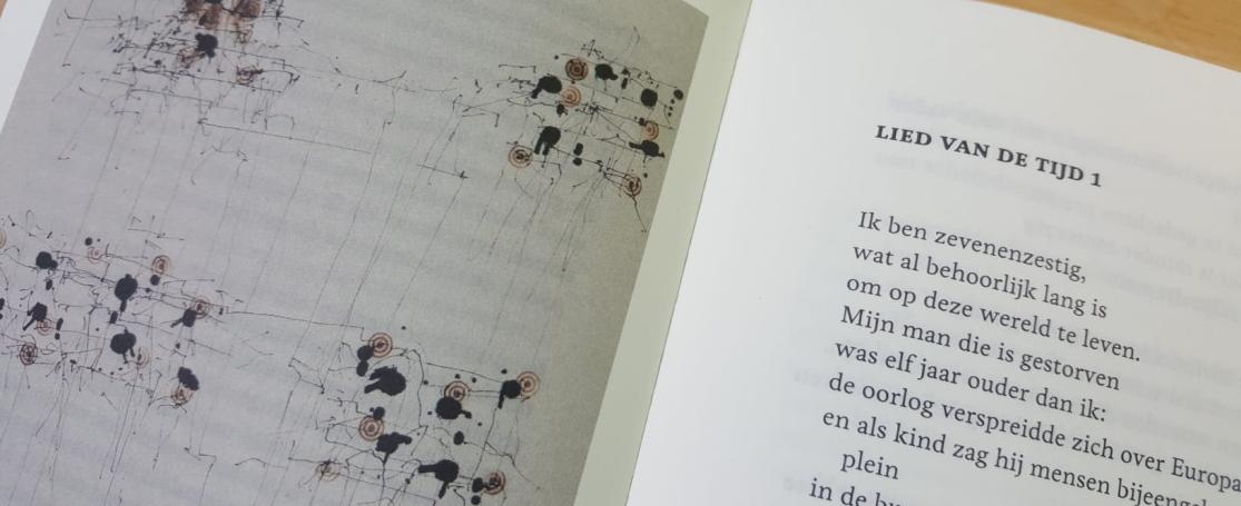 Een pagina uit 'Lied van de tijd' (illustratie: Enrique Brinkmann) 