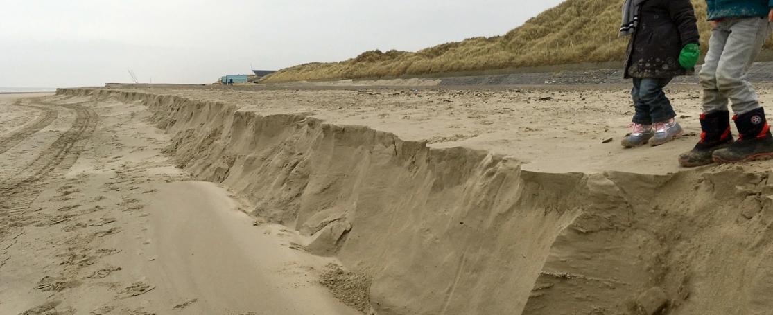 Strandklif Bredene januari 2018