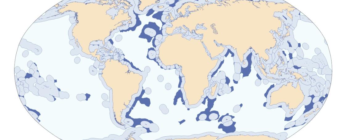 Marine Regions Extended Continental Shelf 