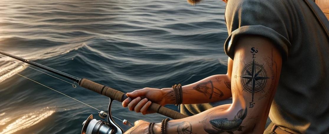 tattoo bij visser