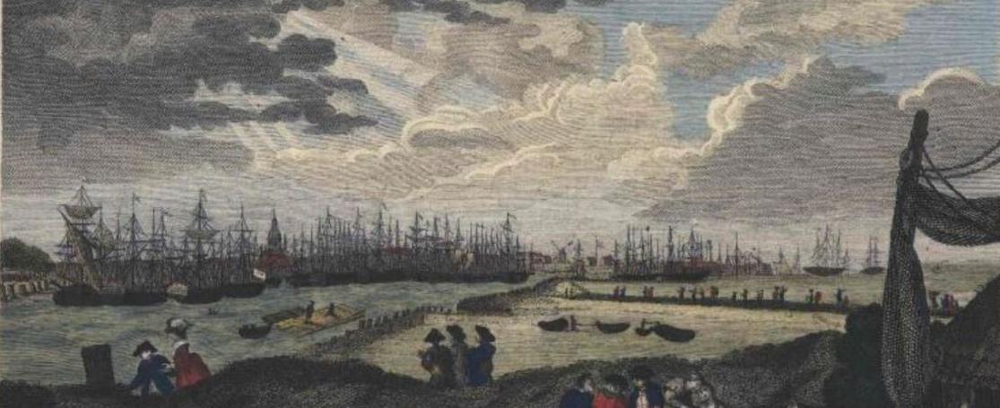 Haven Oostende c. 1781, door G. Canali 