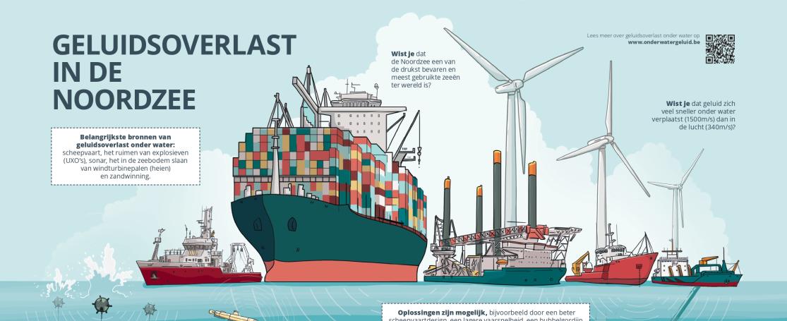 Geluidsoverlast in de Noordzee