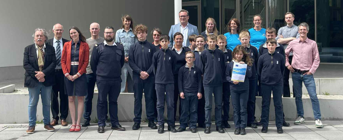 Groepsfoto Blue School 