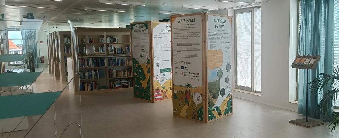 LIFE DUNIAS expo in VLIZ-bib