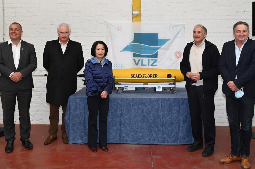 VUB-glider SeaExplorer naar VLIZ