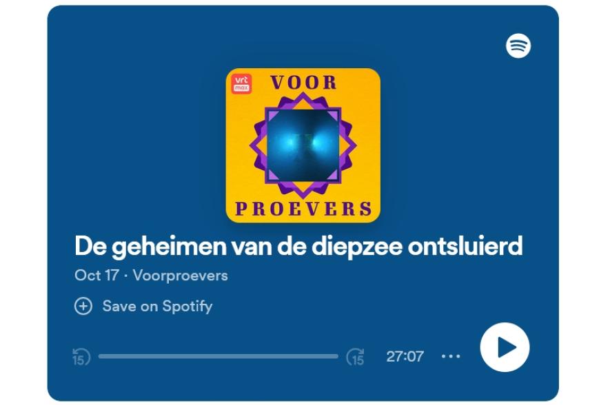 podcast en playlist De Onbekende Zee