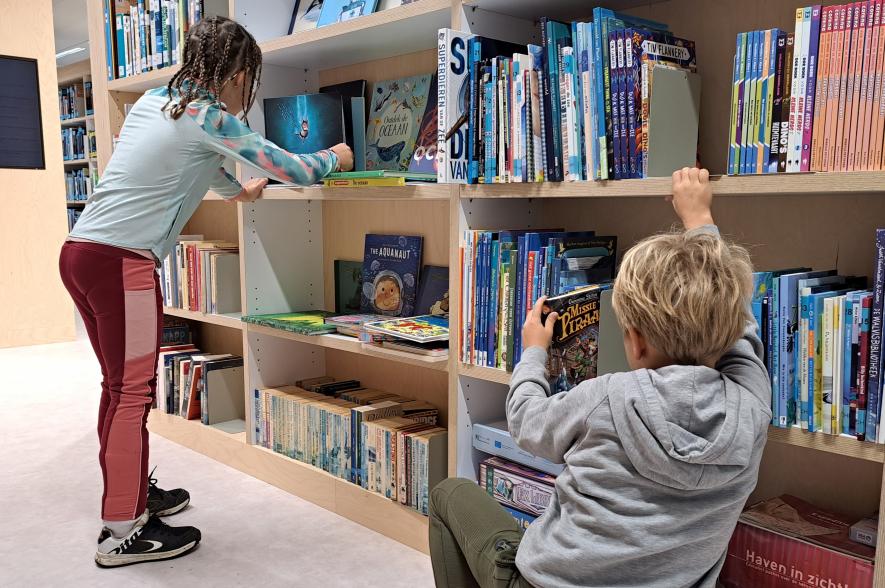 Kinderboeken in VLIZ bib getest en gekeurd door testpanel 