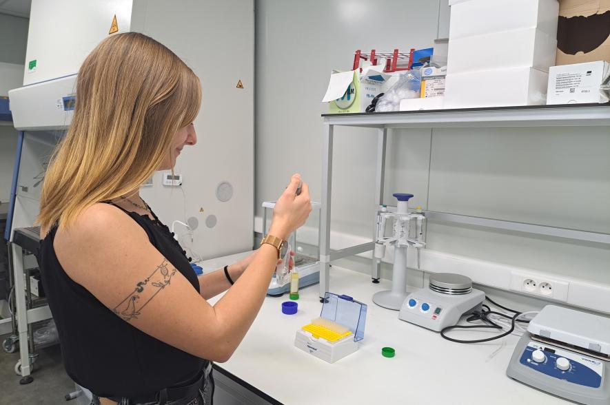 Zee-onderzoeker Estelle