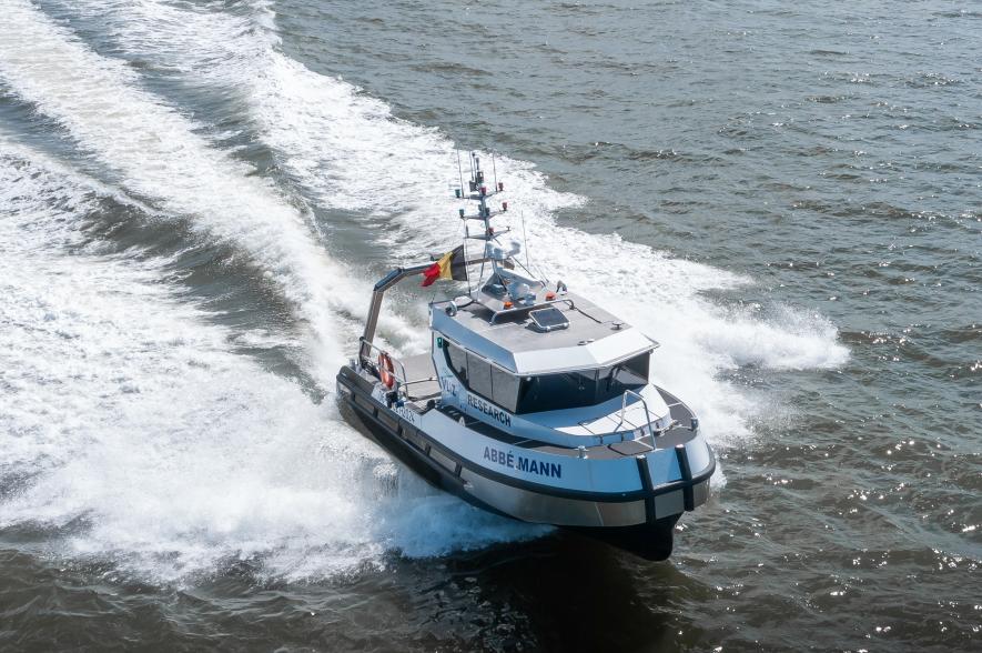 De werkboot Abbé Mann