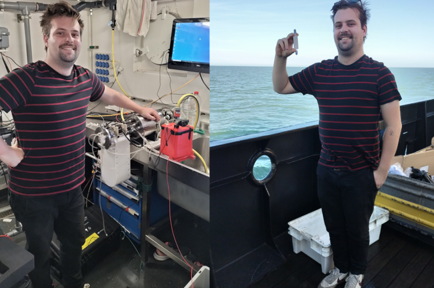 eDNA sampler op RV Simon Stevin