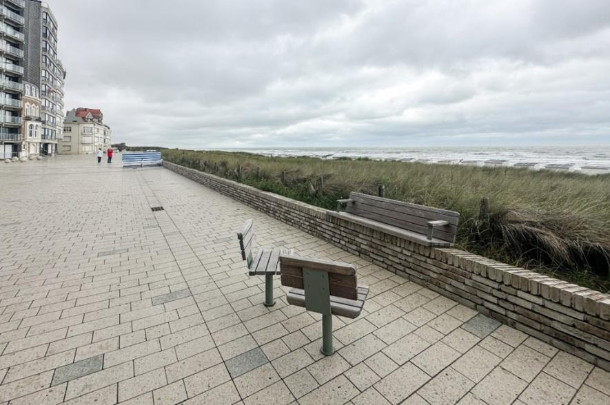 De grasdijk in Middelkerke-Westende