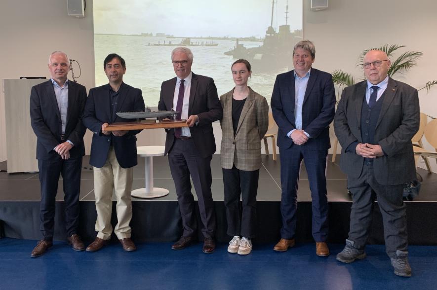 De officiële bekendmaking van de vondst van de UB-57