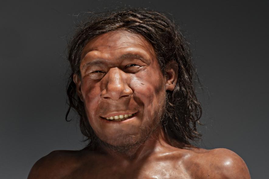 Reconstructie gezicht Nederlandse Neanderthaler