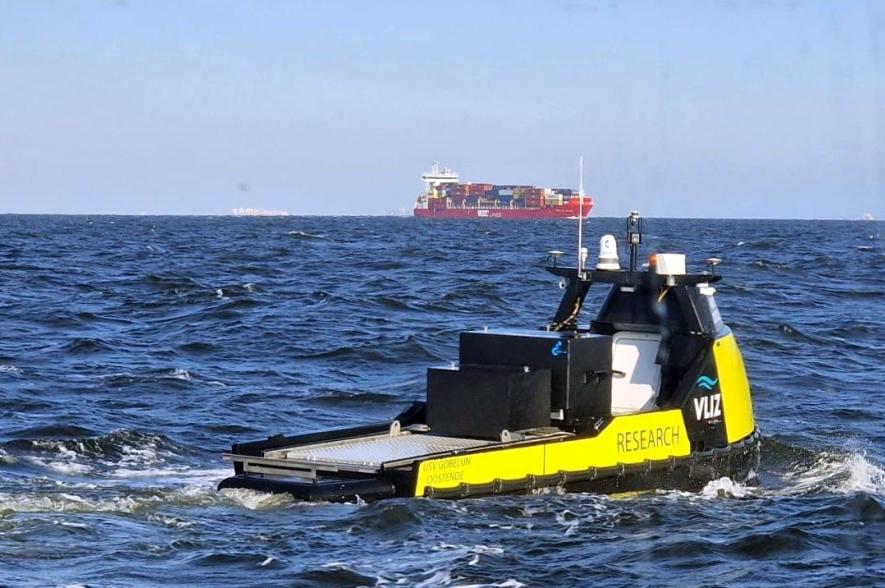 USV Gobelijn operationeel in Belgisch deel van de Noordzee
