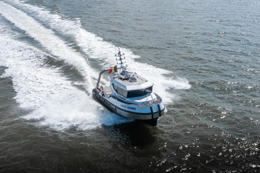De werkboot Abbé Mann